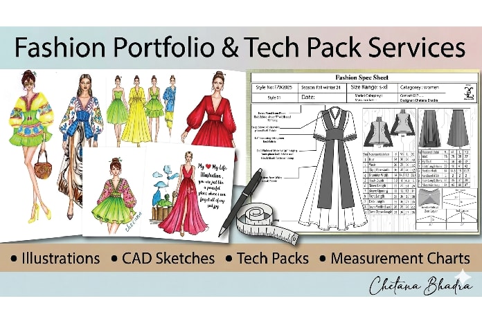 Portfolio for Fashion Designer