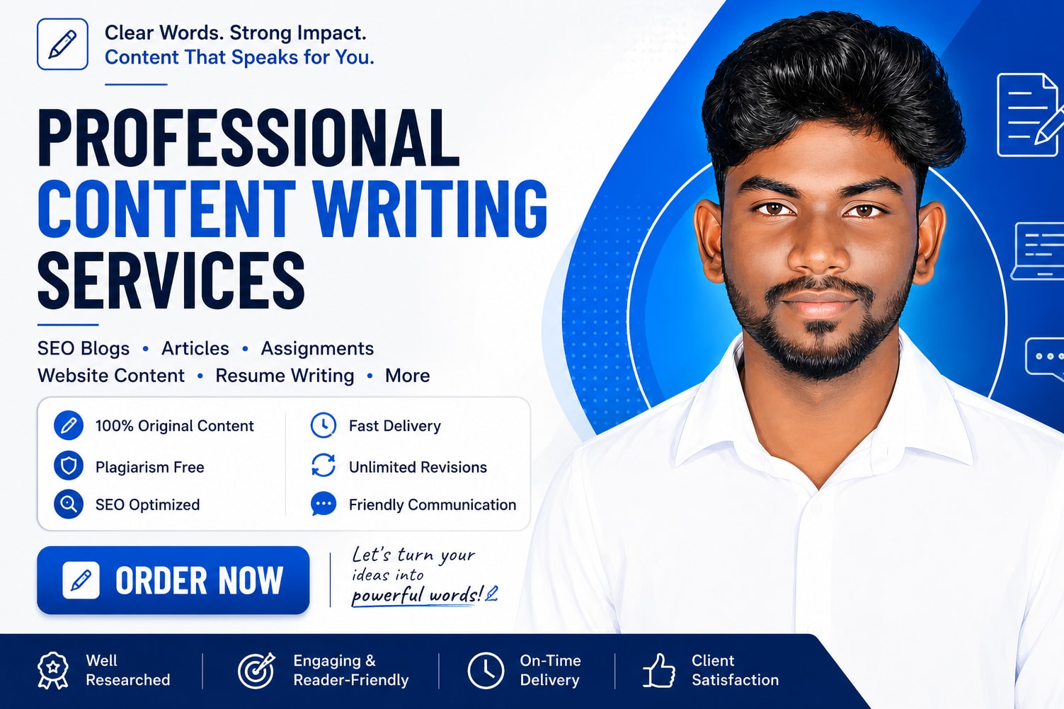 Portfolio for Content writing 100% original