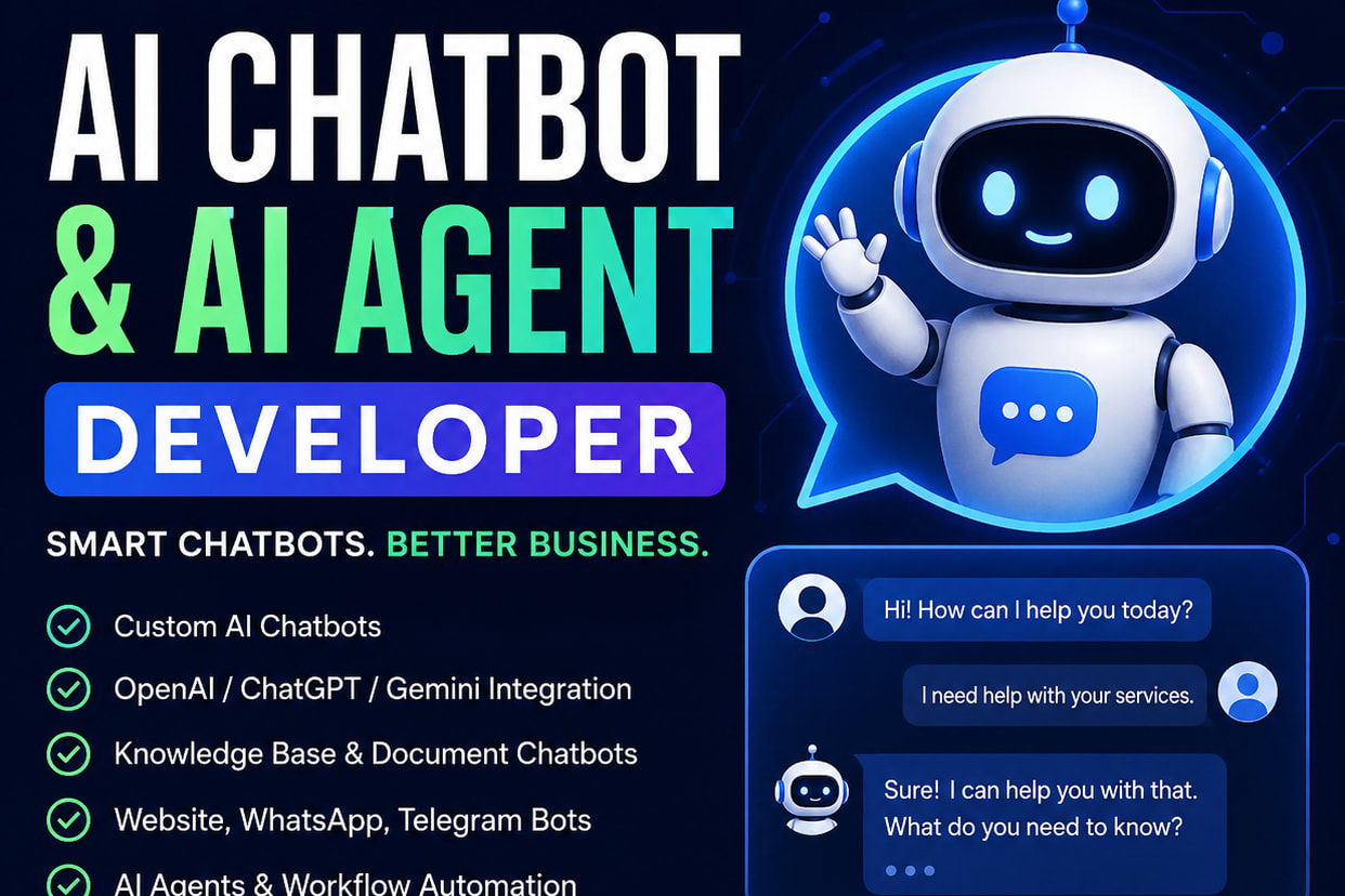 Portfolio for AI Chatbot & AI Agent Developer | OpenAI