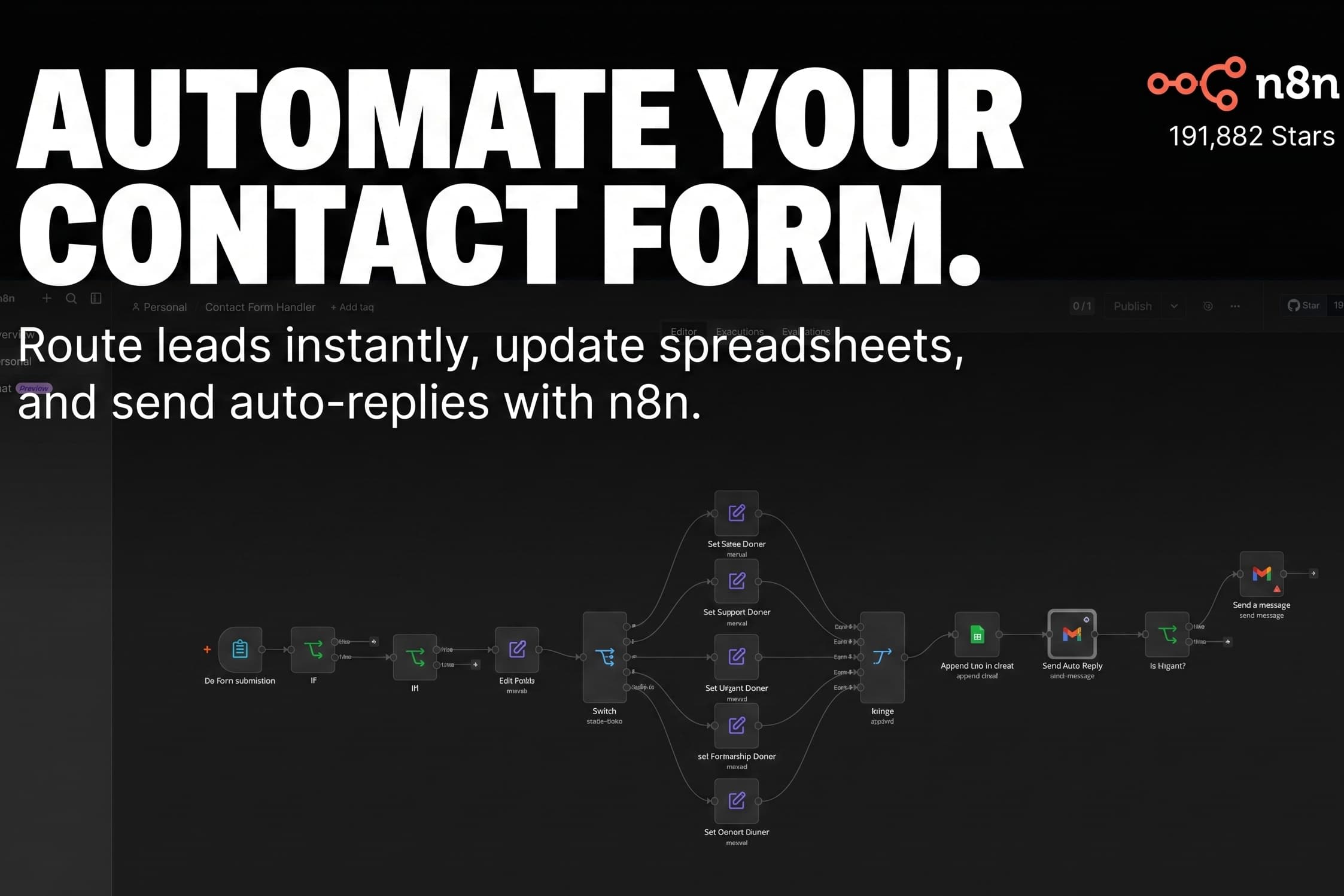 Portfolio for n8n Contact Form Automation