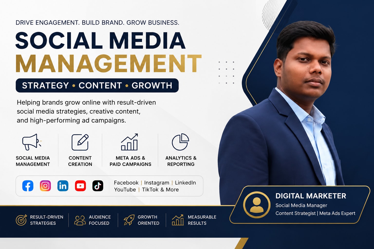 Portfolio for Social media management