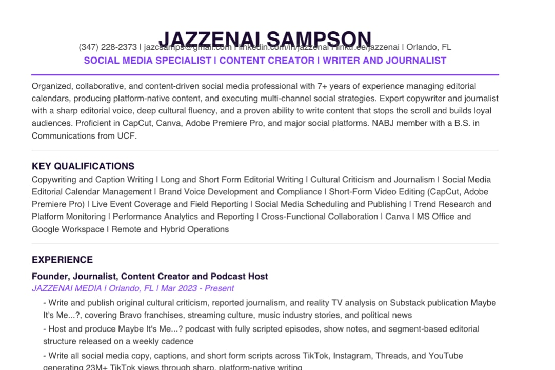 Portfolio for Cultural Critic and Journalist