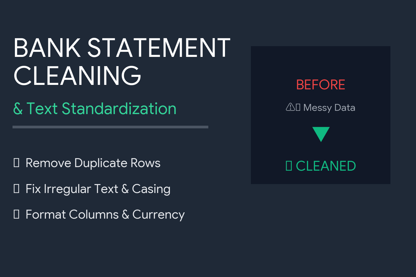 Portfolio for Data Specialist and Bookkeeper