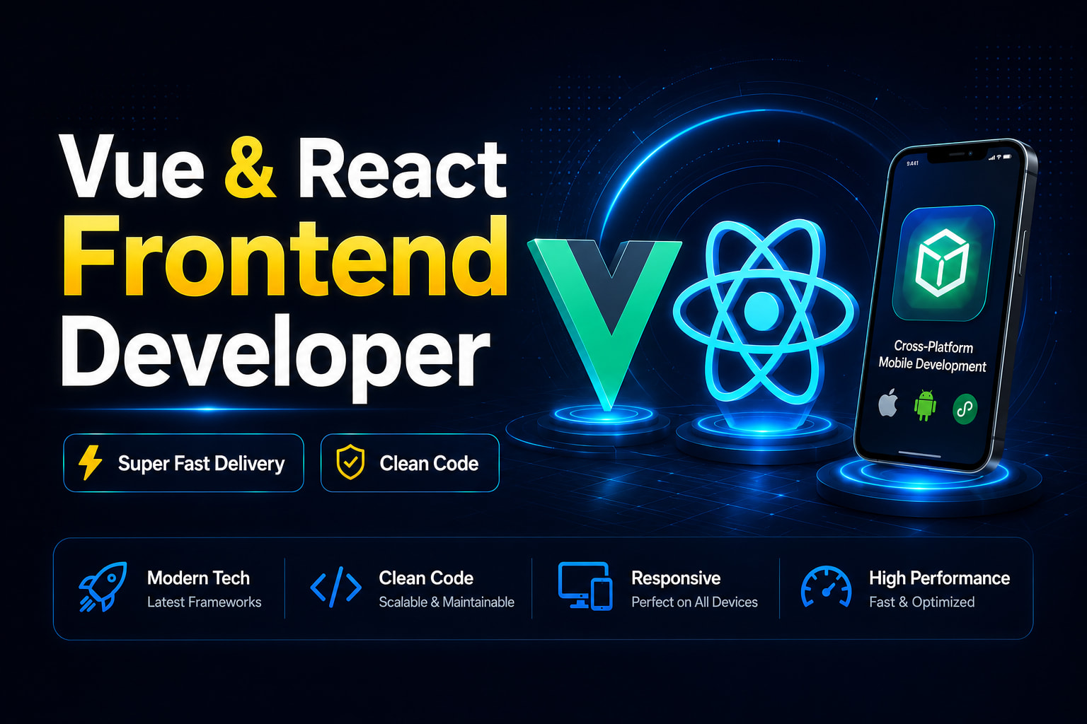 Portfolio for AI-Powered Frontend Engineer | Vue.js, R