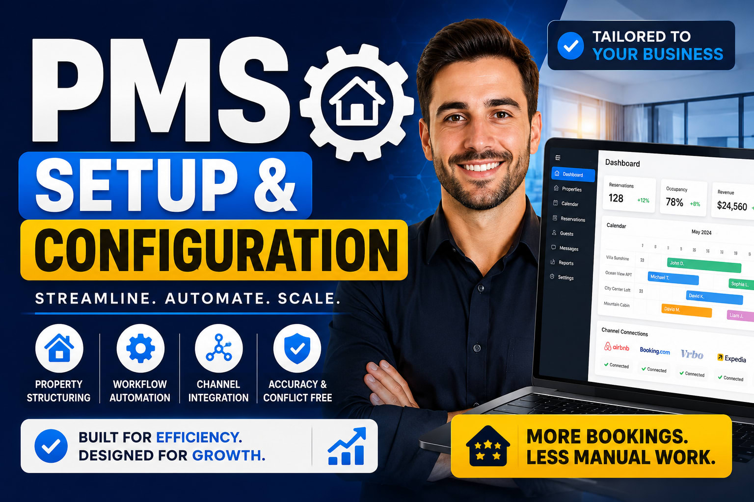 Portfolio for PMS Setup & Configuration