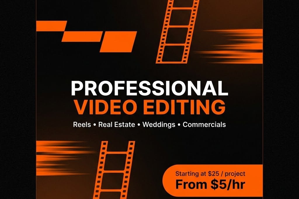 Portfolio for Video Editor
