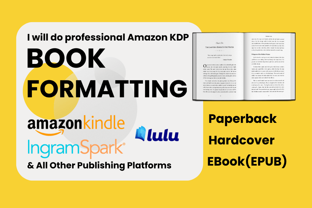 Portfolio for Book formatting and layout designing