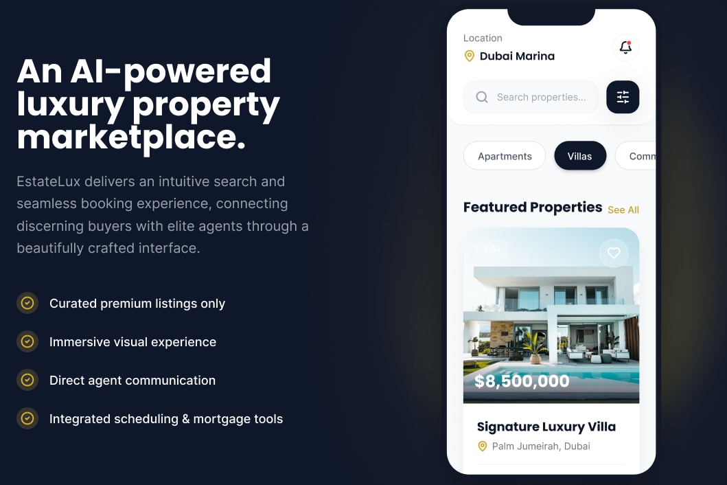 Portfolio for High Fidelity UI Mockups & App Design