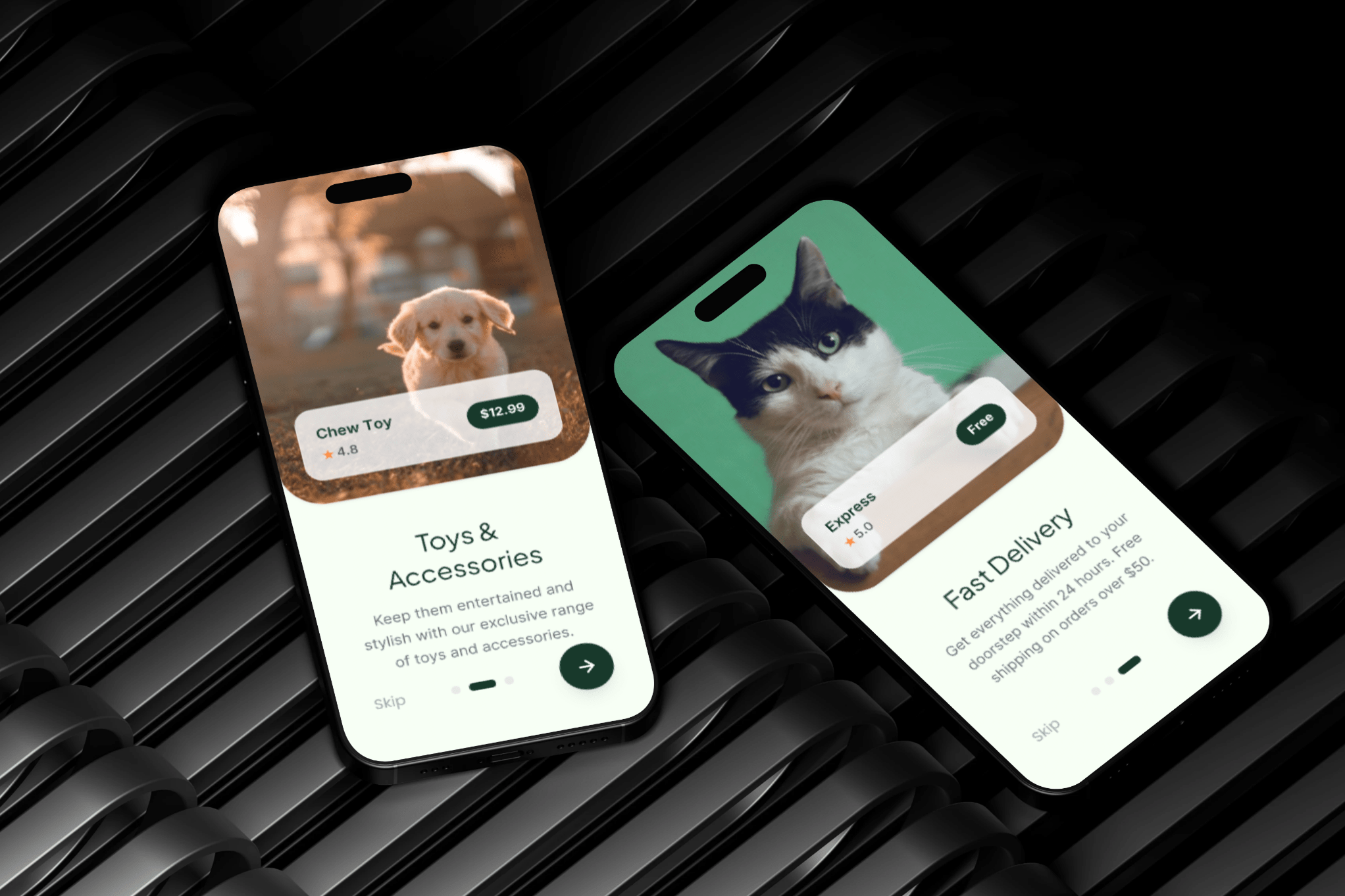 Portfolio for E-Commerce Mobile App UI Design