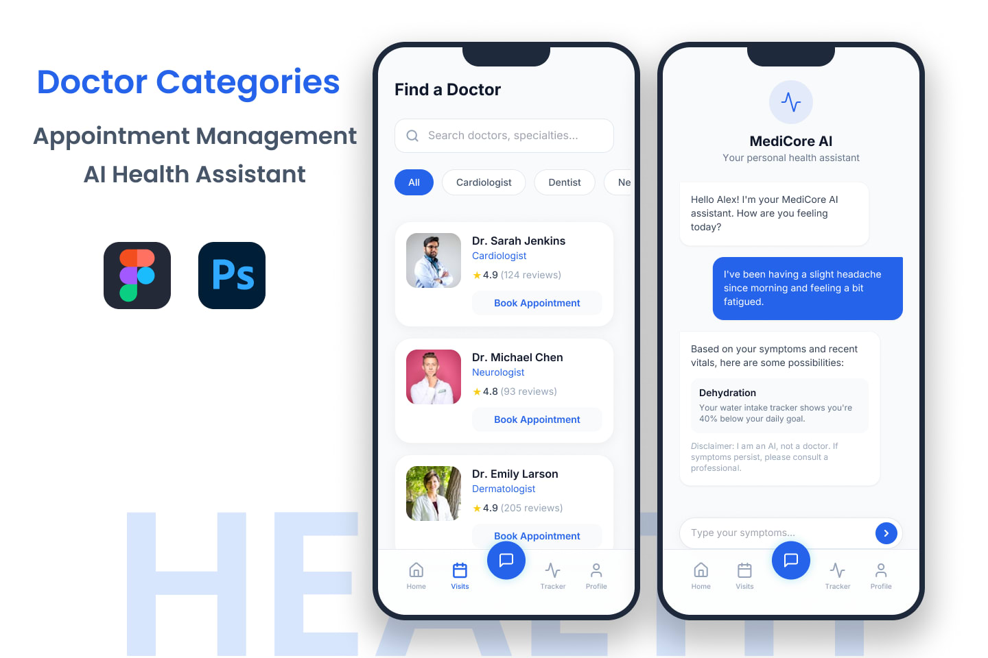 Portfolio for Healthcare & Medical App UI/UX Design