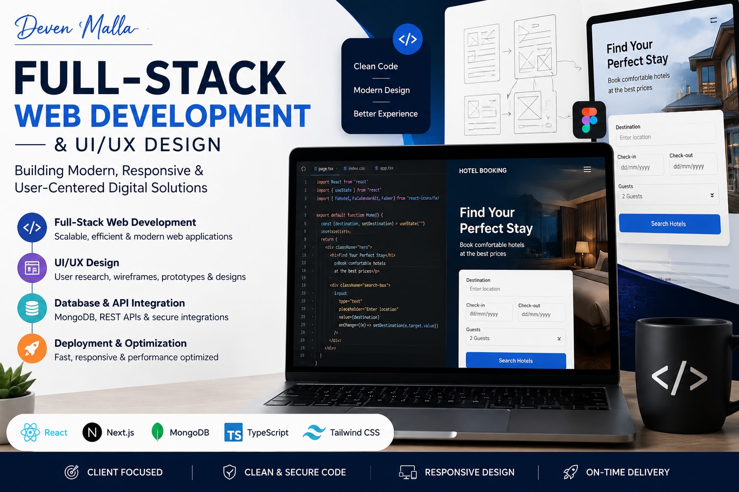 Portfolio for Full-Stack Web Development & UI/UX