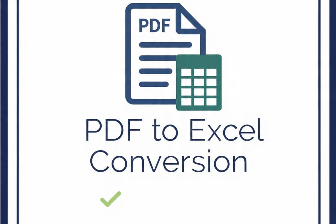 Portfolio for Data Entry Specialist | PDF to Excel |