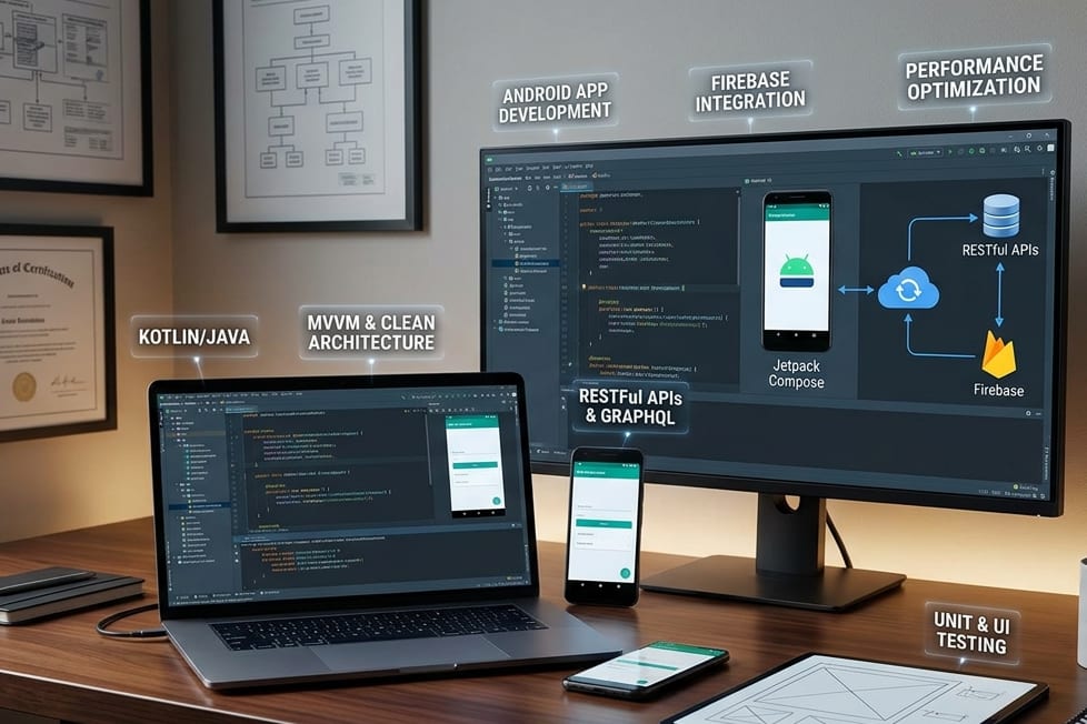 Portfolio for Android app development