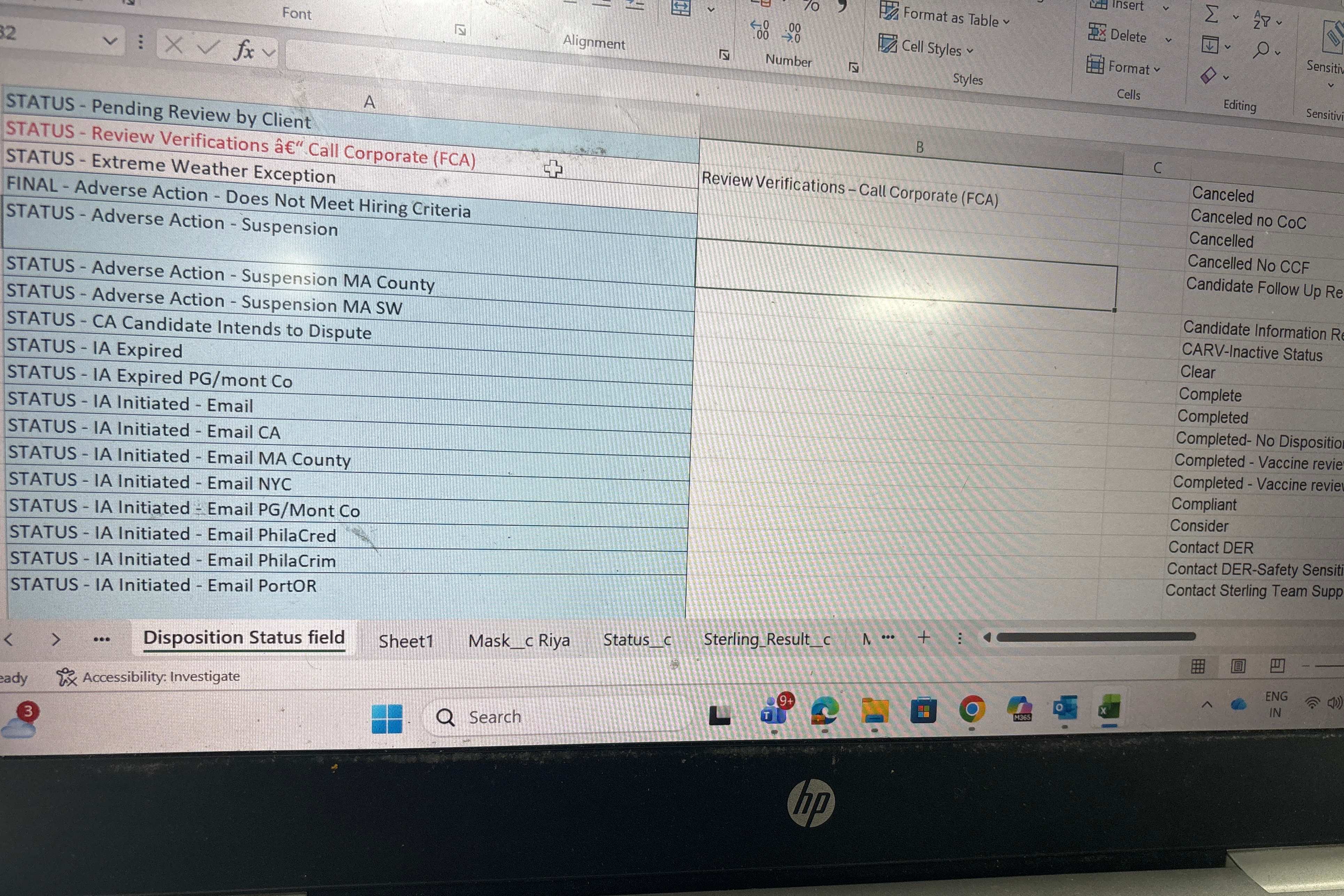 Portfolio for Data entry