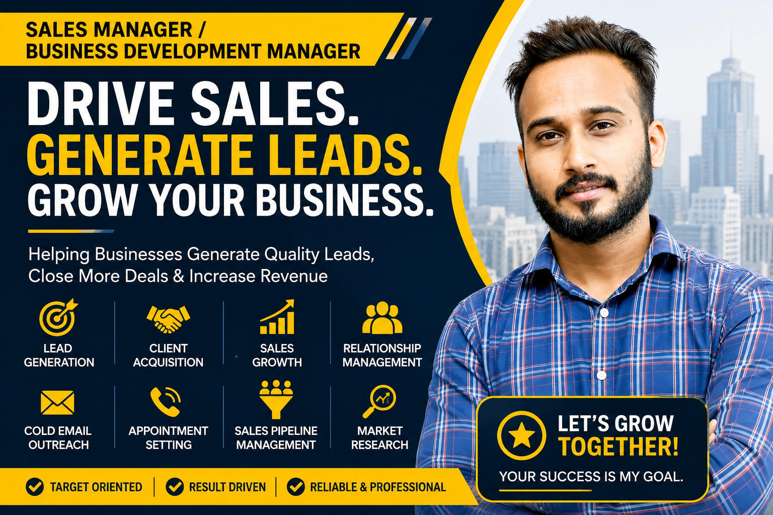 Portfolio for Sales & Business Development Manager