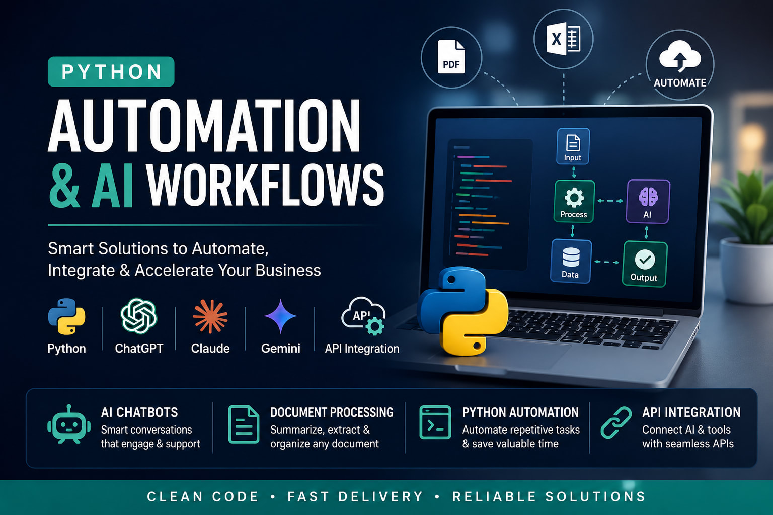 Portfolio for Python Automation & AI Workflows