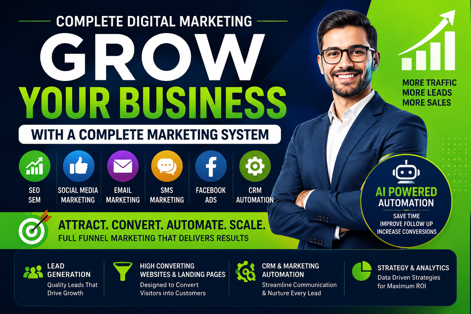 Portfolio for Sales | Digital Marketing | CRM WEBSITE