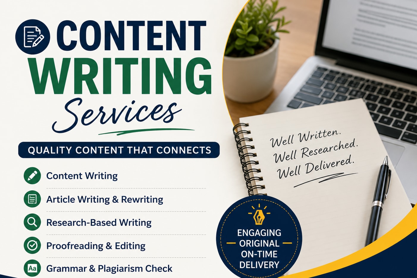 Portfolio for Writing or content creating