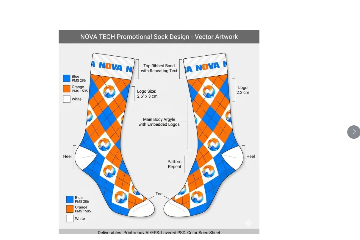 Portfolio for Business Promo Socks Design – Branding &