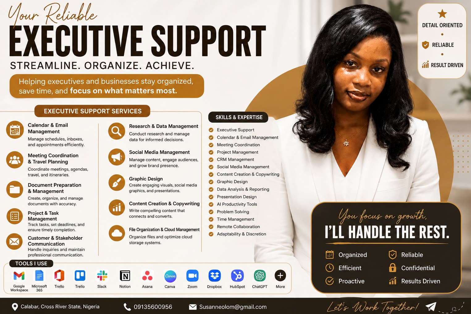 Portfolio for Executive Support Specialist