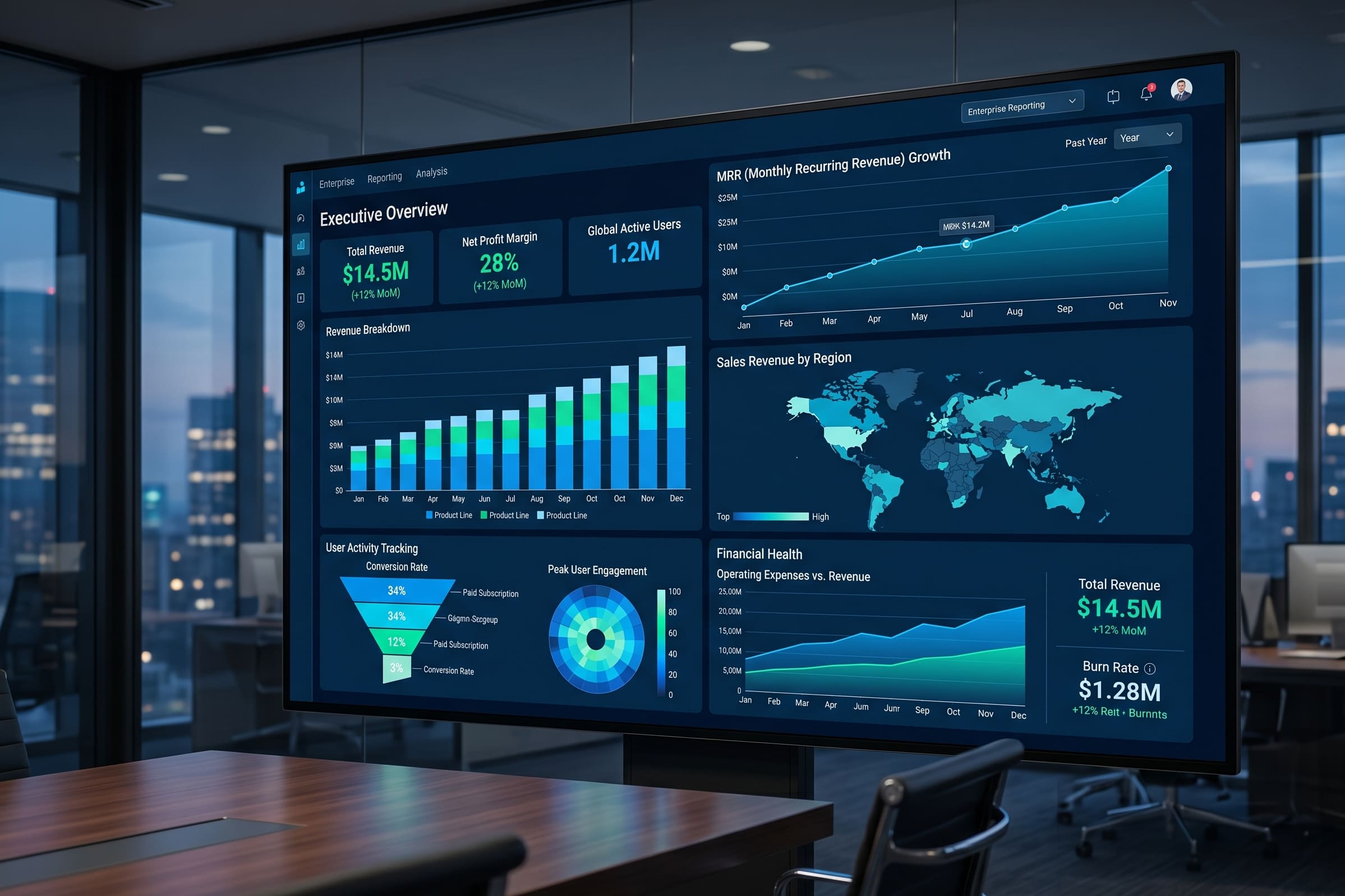 Portfolio for Admin Dashboards & Analytics Platforms