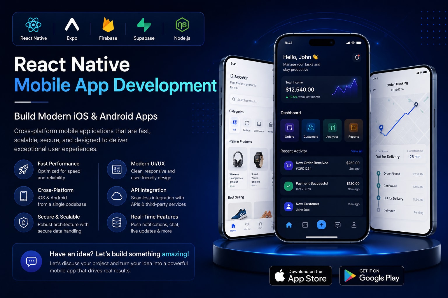 Portfolio for Cross-Platform Mobile App Development