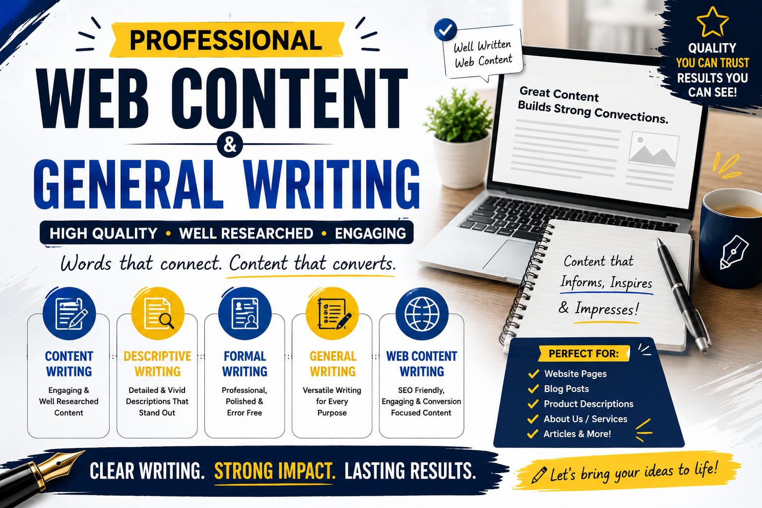 Portfolio for Web Content and General Writing