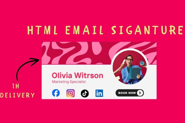 Portfolio for Design responsive HTML Email Signature