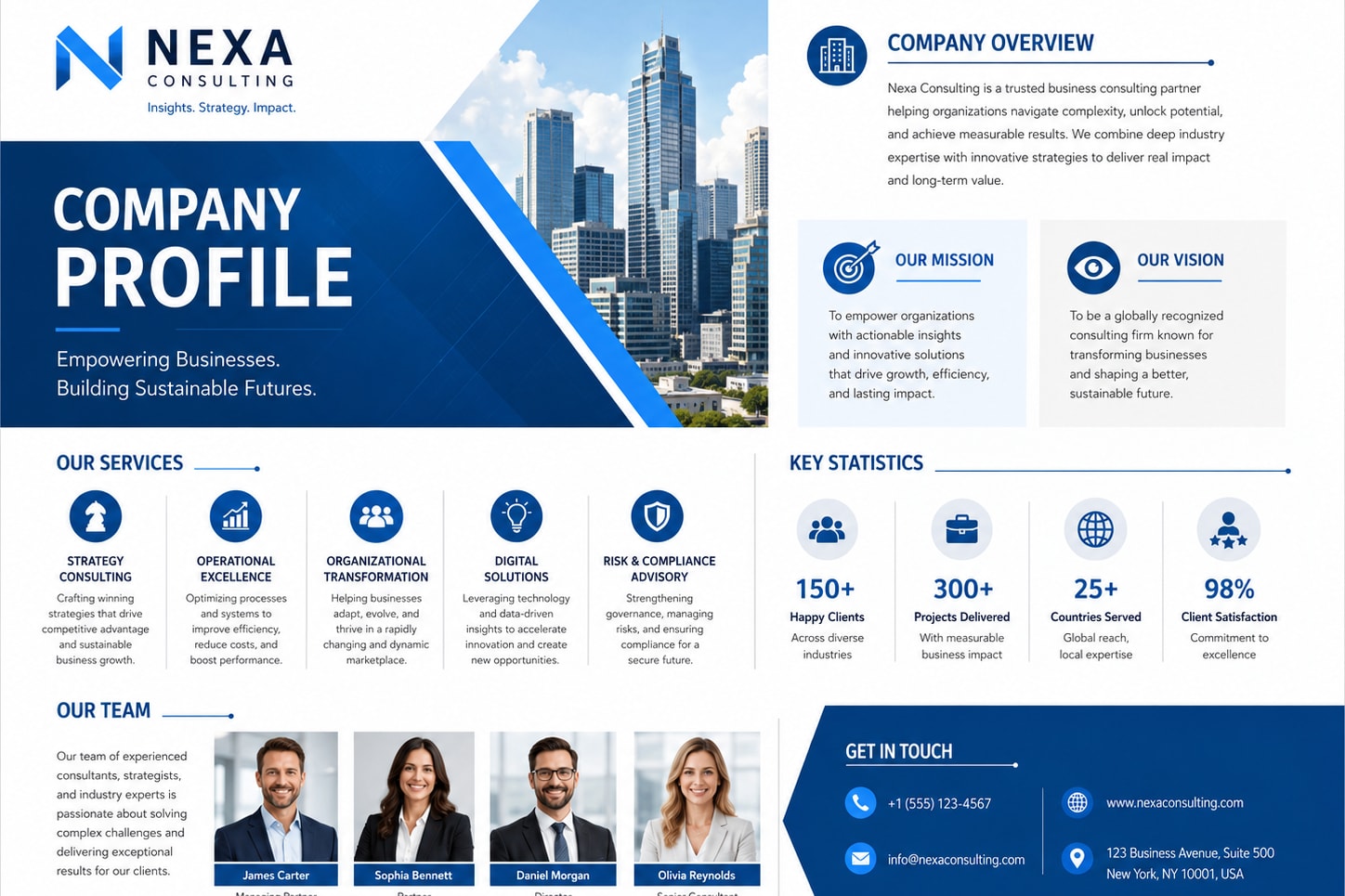 Portfolio for Company Profile Design