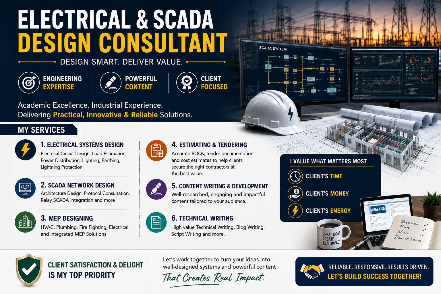 Portfolio for Electrical MEP SCADA TENDERING Expert