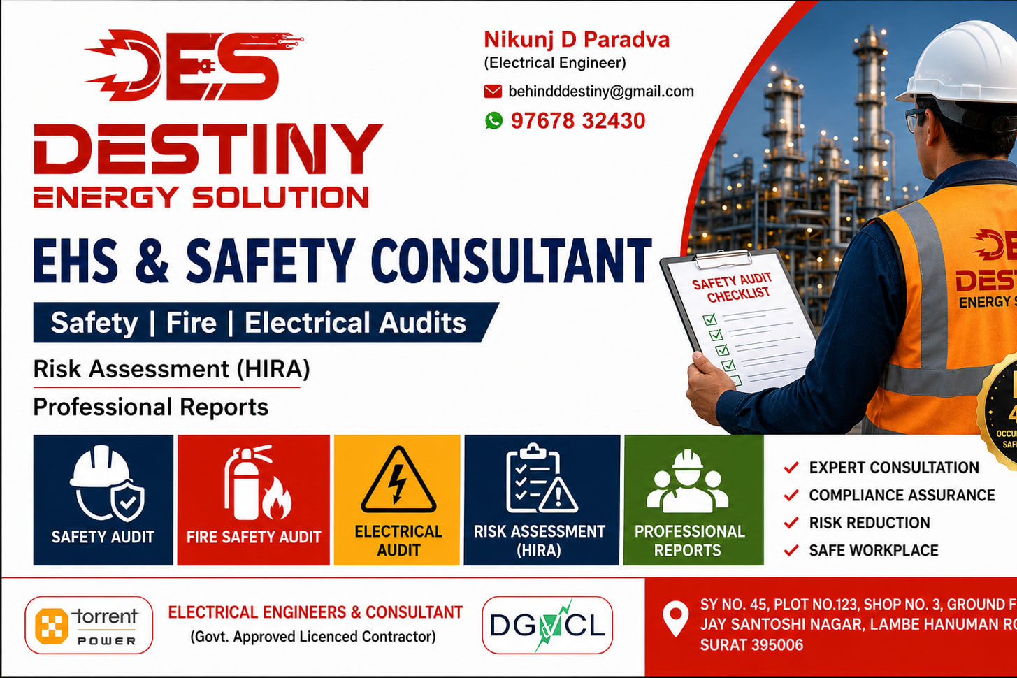 Portfolio for Safety Audit,Electrical Safety Audit,