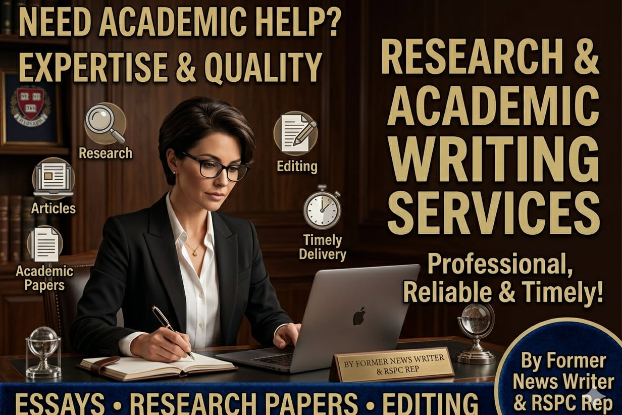 Portfolio for Research & Academic Writing Services