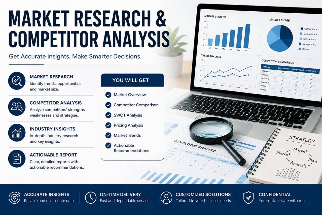 Portfolio for Market Research & Competitor Analysis
