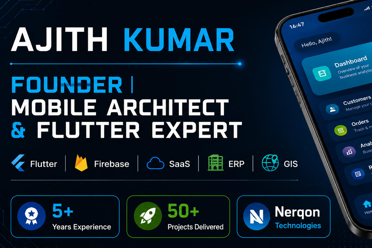 Portfolio for Founder | Mobile Architect | Flutter Dev