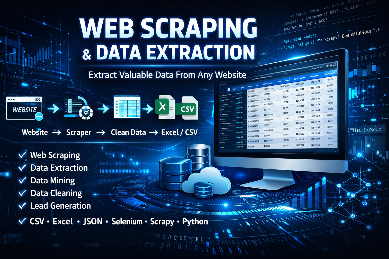 Portfolio for Extract Valuable Data From Any Website
