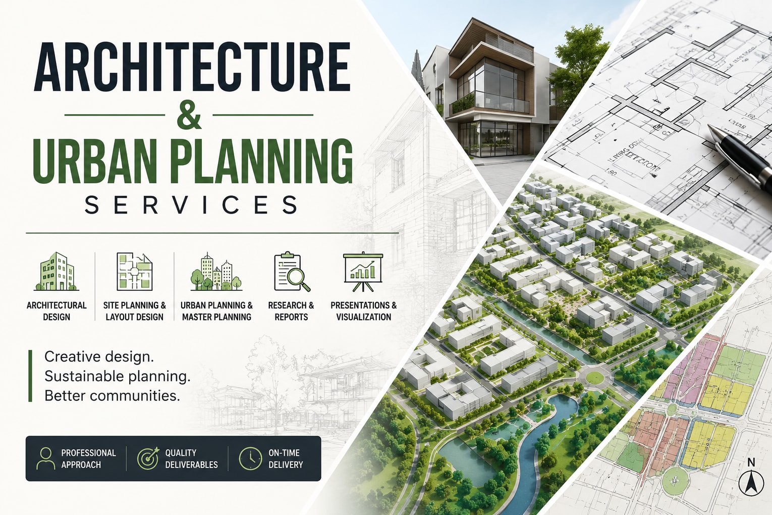 Portfolio for Architecture and Urban Planning