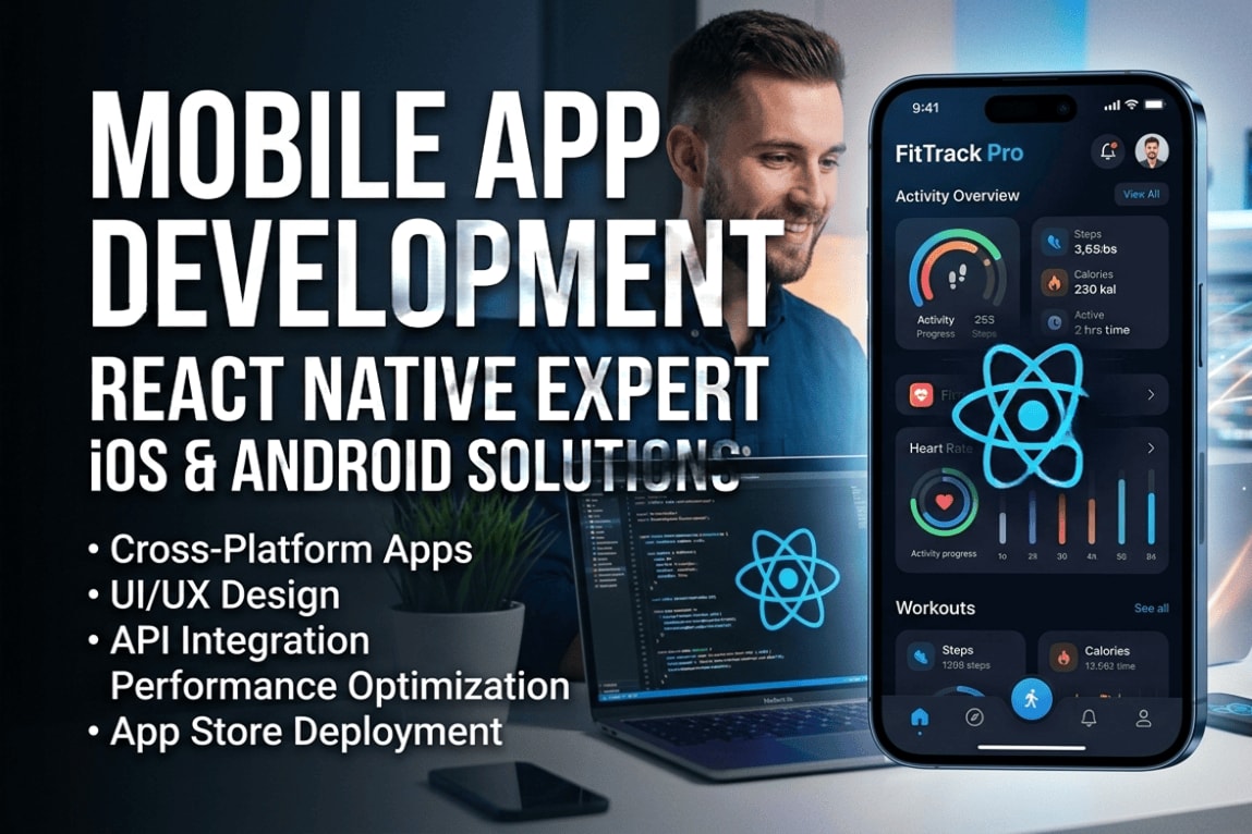 Portfolio for React Native Mobile App Development