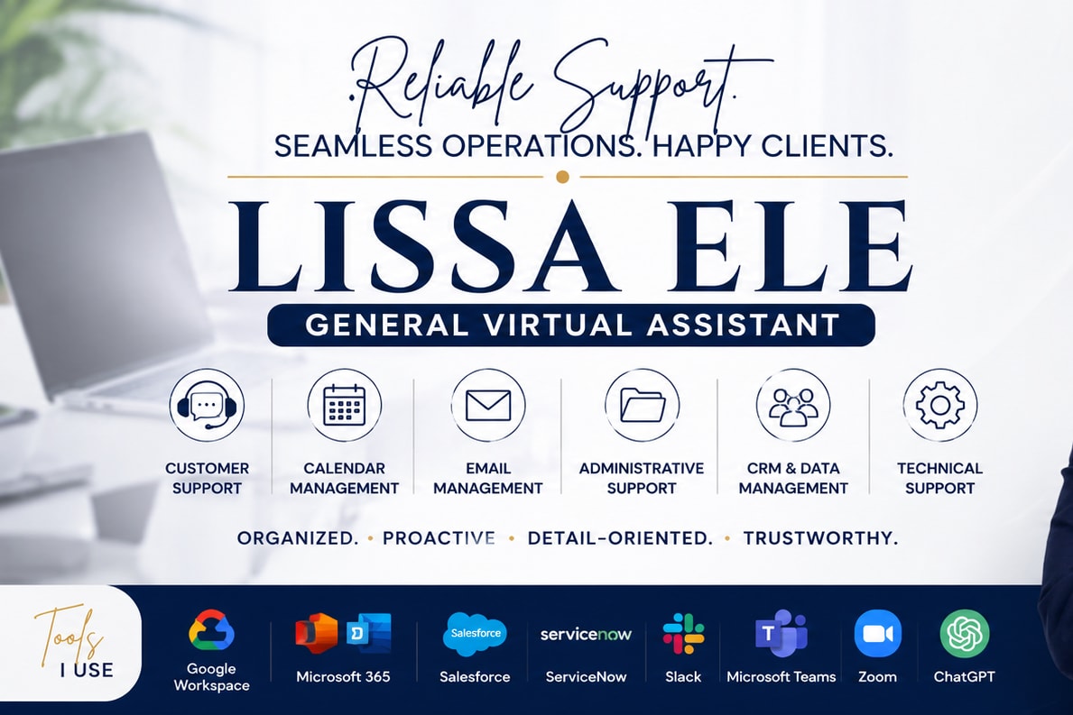 Portfolio for Virtual Assistant | Customer Support