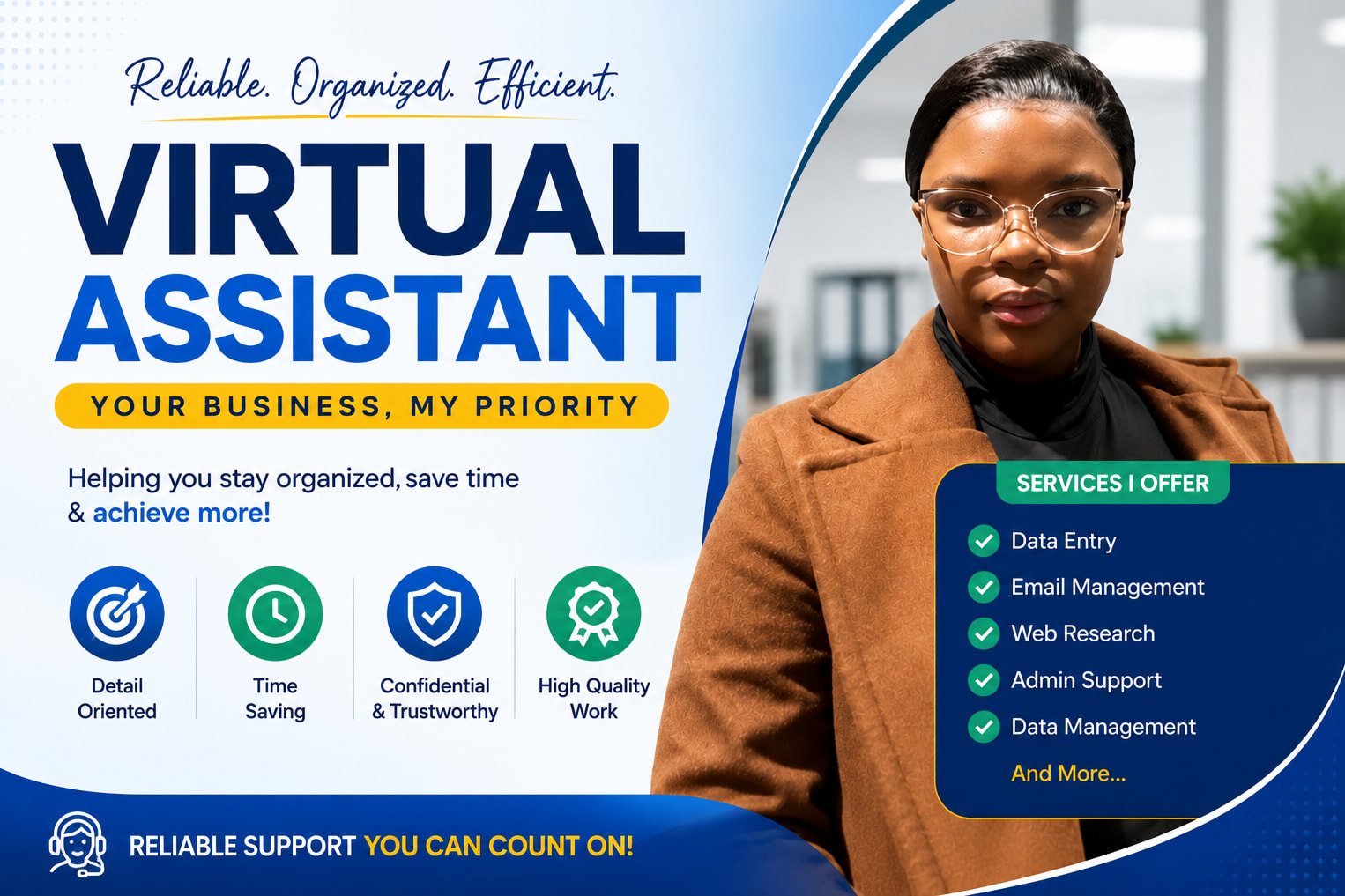 Portfolio for Virtual Assistant |Admin Specialist