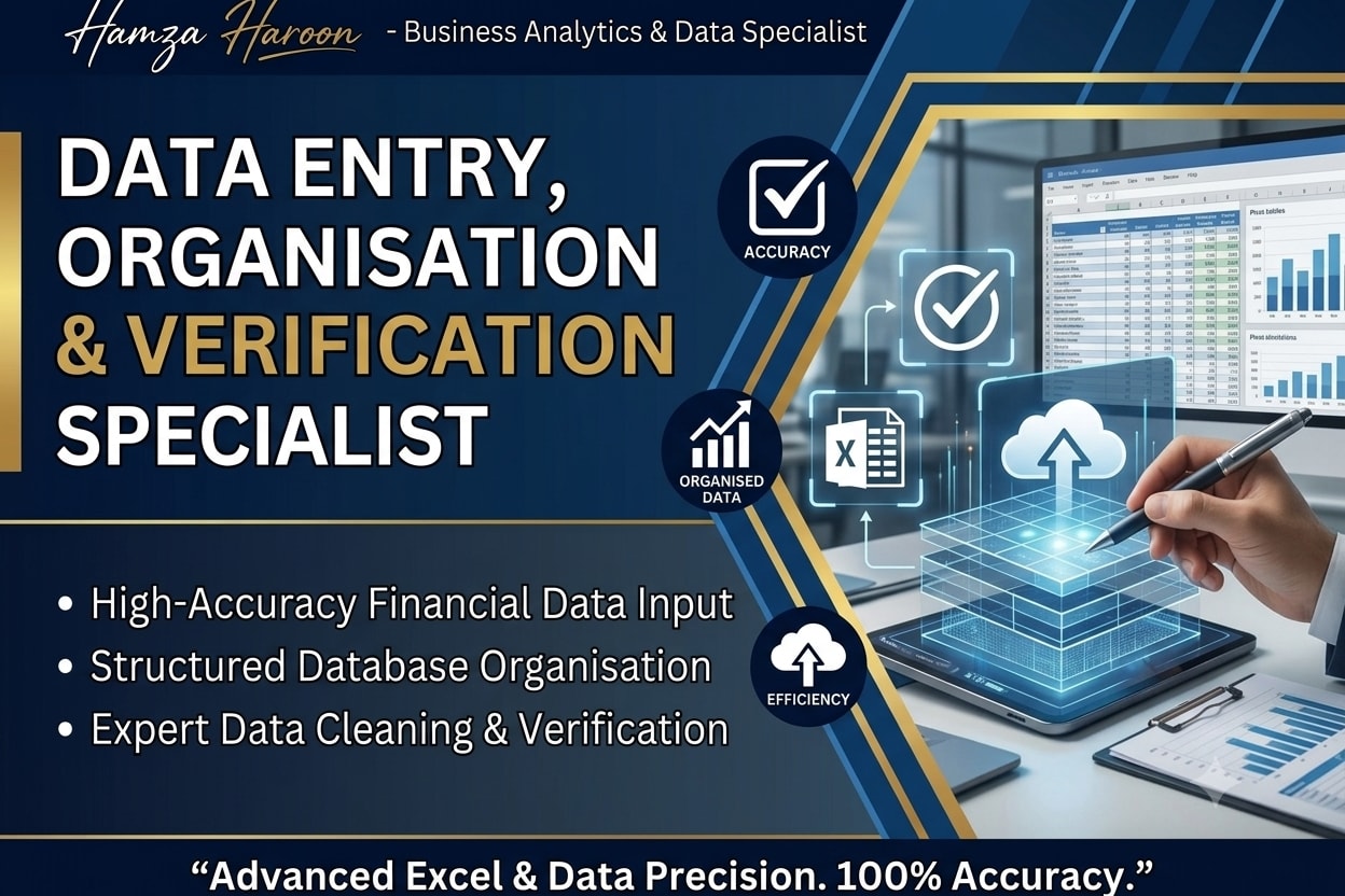 Portfolio for Data Entry, Organization & Verification