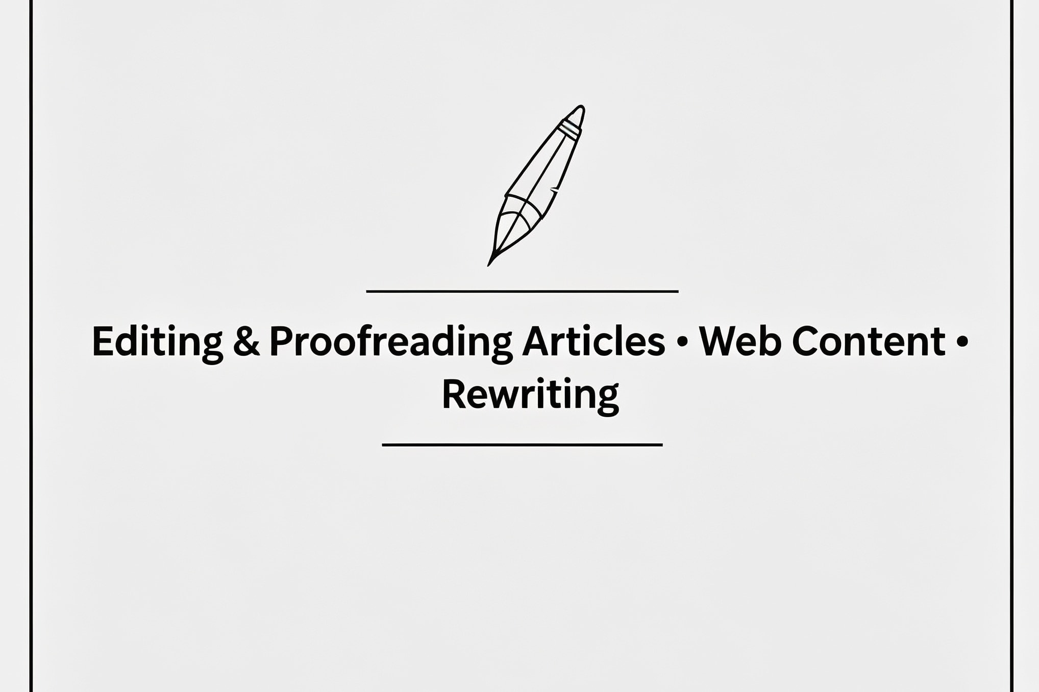 Portfolio for Professional Writing, Proofreading & Edi