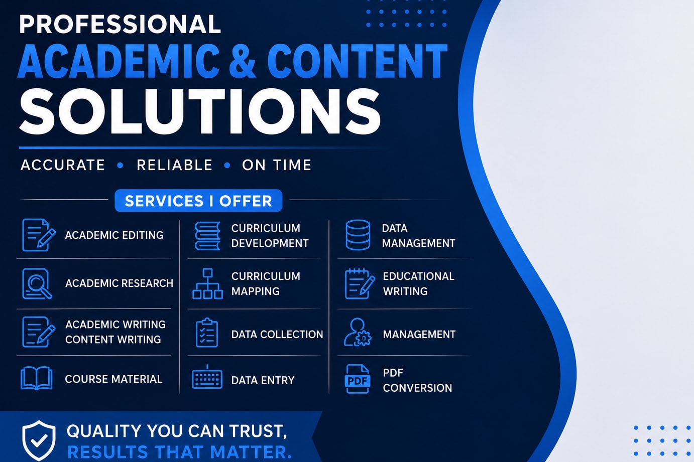 Portfolio for Data Entry and Data Management