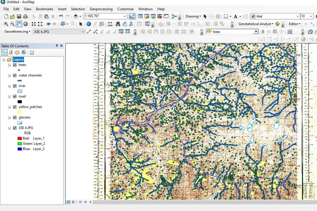 Portfolio for GIS Digitization (ArcGIS/ QGIS)