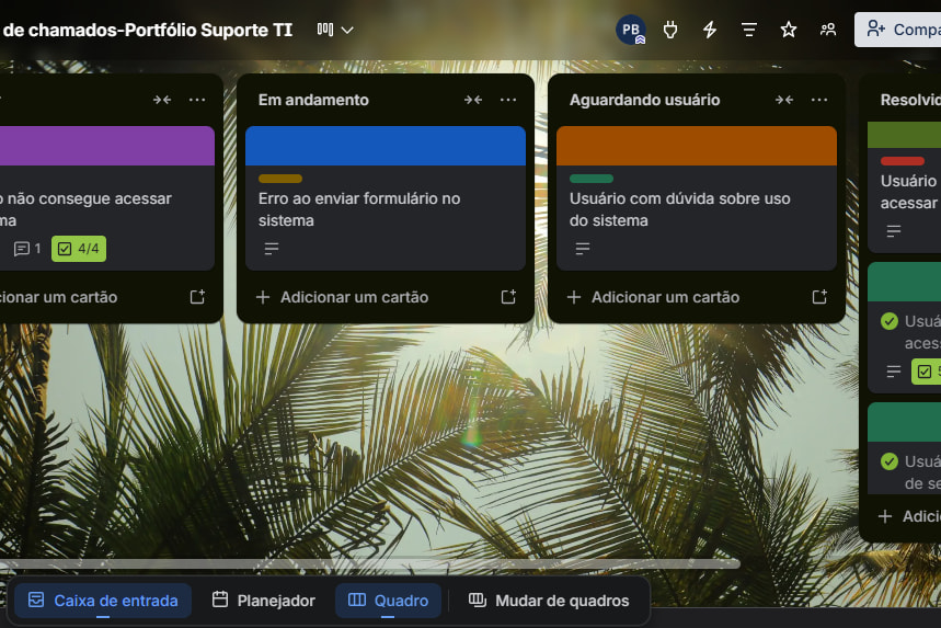 Portfolio for Suporte Técnico de Produto
