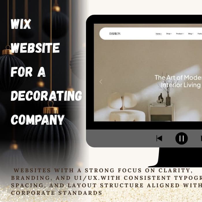 Portfolio for Wix & WordPress Website design