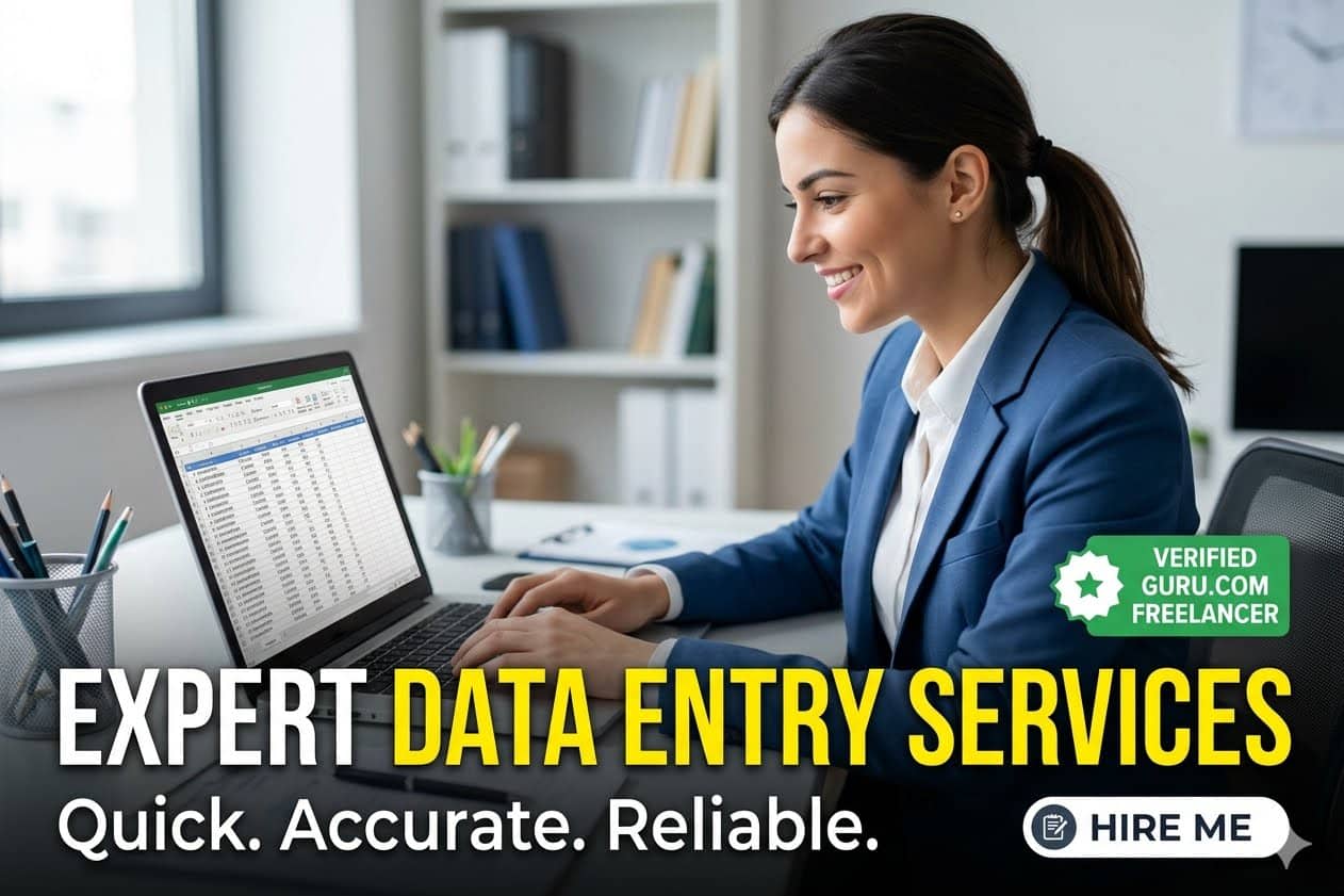 Portfolio for Data Entry Specialist & Virtual Assistan