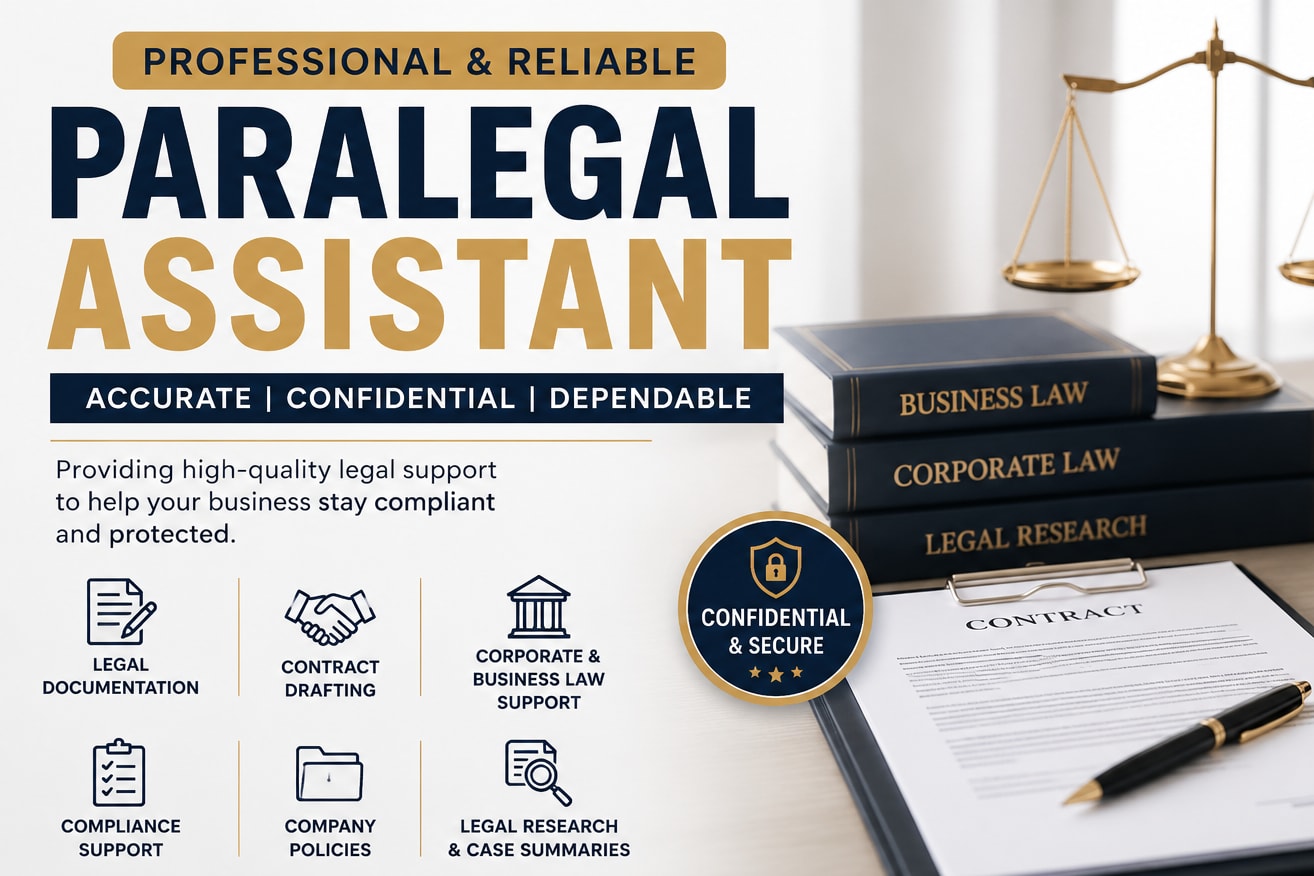 Portfolio for Paralegal & Contract Drafting
