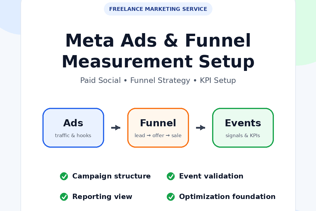Portfolio for Meta Ads & Funnel Measurement Setup