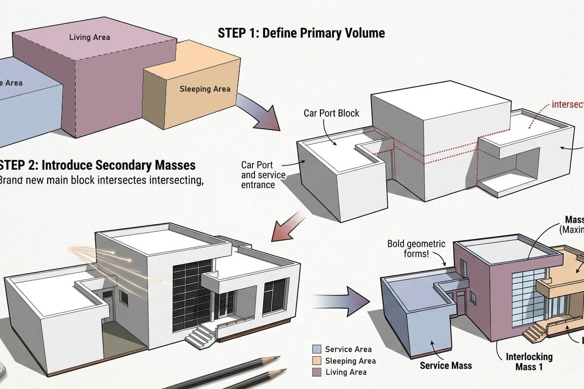 Portfolio for Modern Residential  Architecture Design