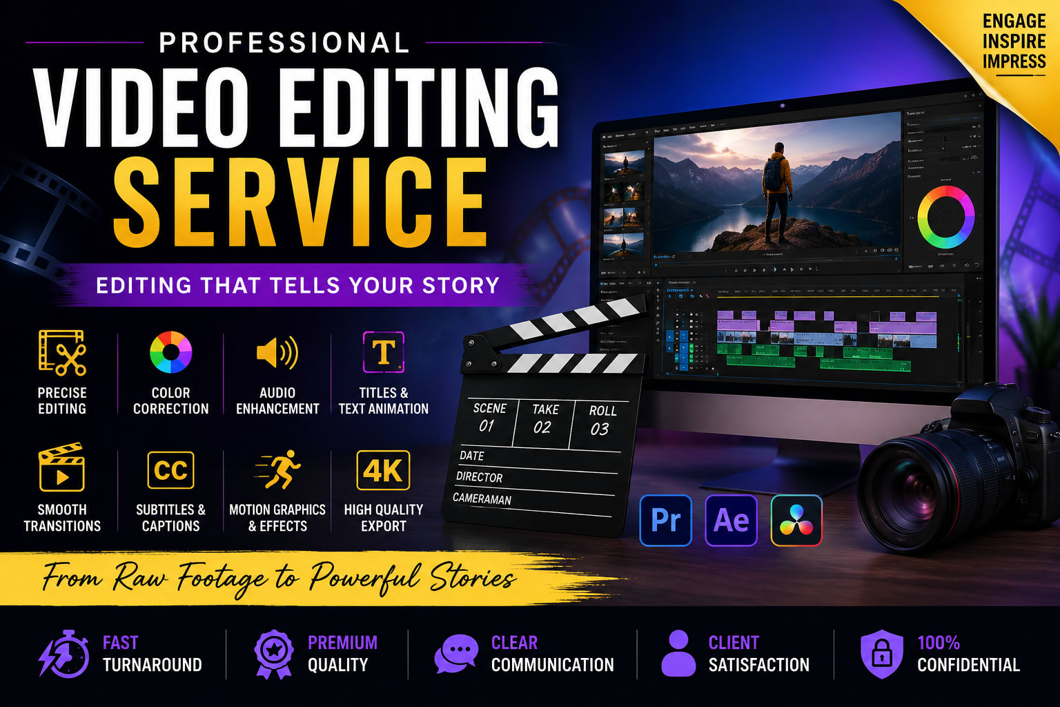 Portfolio for Expert Video Editing Services